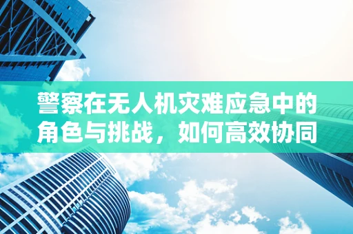 警察在无人机灾难应急中的角色与挑战，如何高效协同？