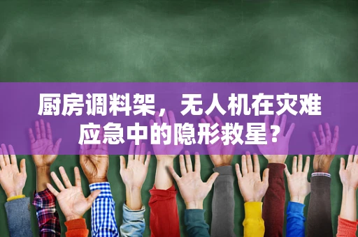 厨房调料架，无人机在灾难应急中的隐形救星？