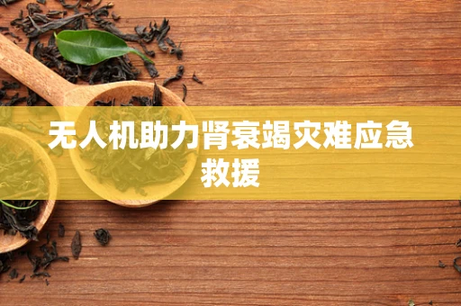 无人机助力肾衰竭灾难应急救援
