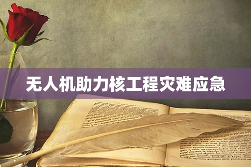 无人机助力核工程灾难应急