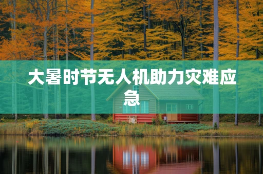大暑时节无人机助力灾难应急