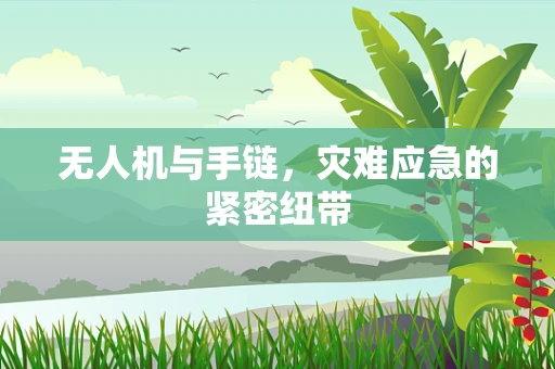 无人机与手链，灾难应急的紧密纽带