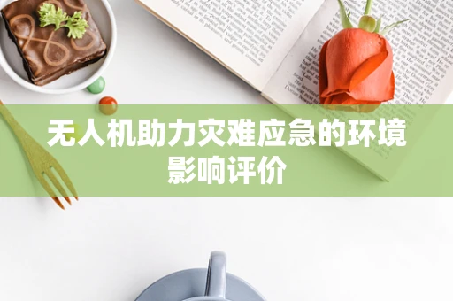 无人机助力灾难应急的环境影响评价