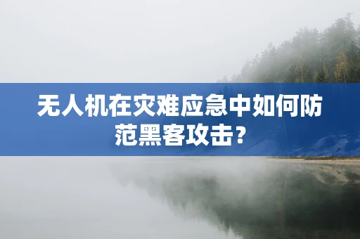 无人机在灾难应急中如何防范黑客攻击？