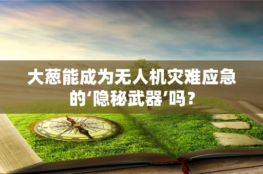 大葱能成为无人机灾难应急的‘隐秘武器’吗？