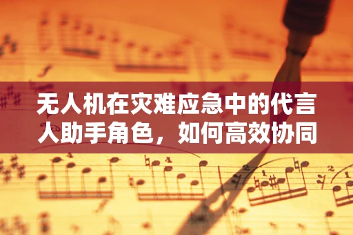 无人机在灾难应急中的代言人助手角色，如何高效协同以提升救援效率？
