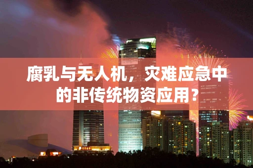腐乳与无人机，灾难应急中的非传统物资应用？