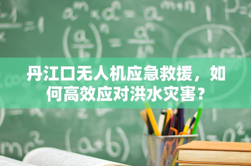丹江口无人机应急救援，如何高效应对洪水灾害？