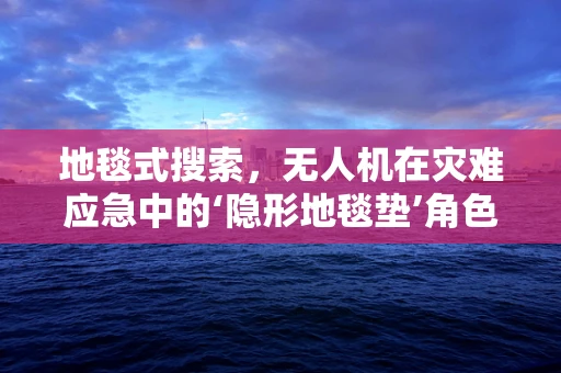 地毯式搜索，无人机在灾难应急中的‘隐形地毯垫’角色？