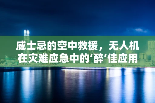 威士忌的空中救援，无人机在灾难应急中的‘醉’佳应用？