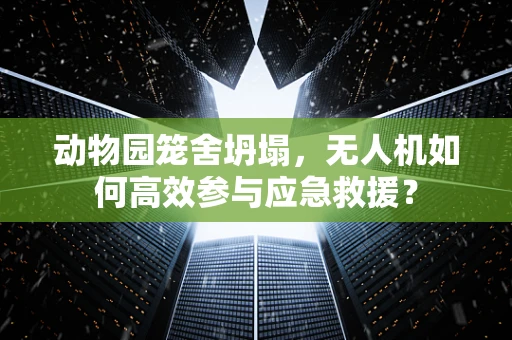 动物园笼舍坍塌，无人机如何高效参与应急救援？