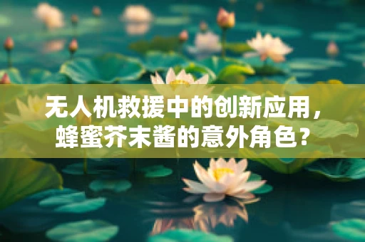 无人机救援中的创新应用，蜂蜜芥末酱的意外角色？