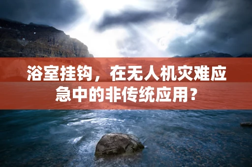 浴室挂钩，在无人机灾难应急中的非传统应用？