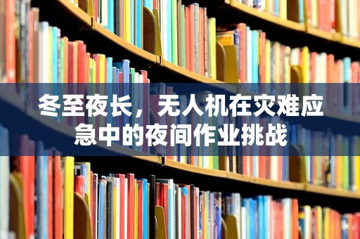 冬至夜长，无人机在灾难应急中的夜间作业挑战