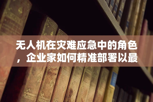 无人机在灾难应急中的角色，企业家如何精准部署以最大化效益？
