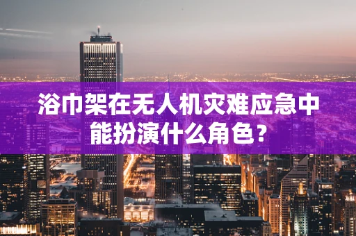 浴巾架在无人机灾难应急中能扮演什么角色？