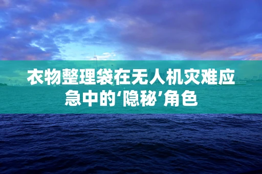 衣物整理袋在无人机灾难应急中的‘隐秘’角色