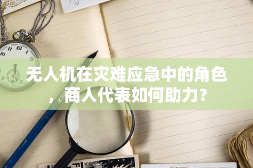 无人机在灾难应急中的角色，商人代表如何助力？