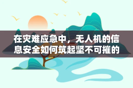 在灾难应急中，无人机的信息安全如何筑起坚不可摧的防线？