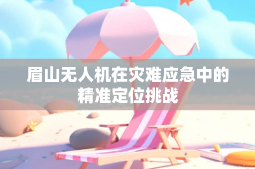 眉山无人机在灾难应急中的精准定位挑战