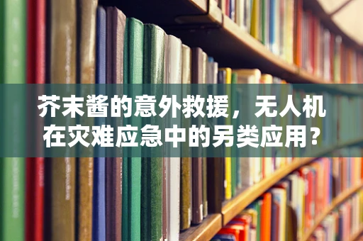芥末酱的意外救援，无人机在灾难应急中的另类应用？