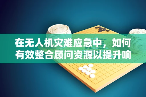在无人机灾难应急中，如何有效整合顾问资源以提升响应效率？
