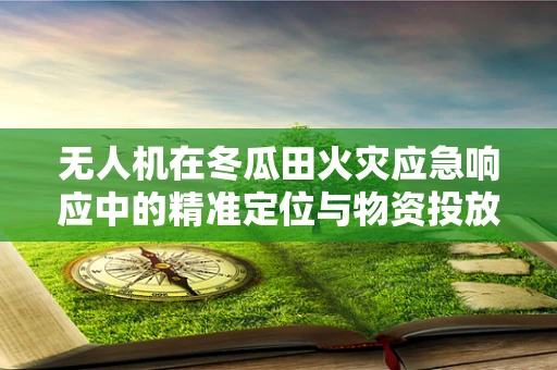无人机在冬瓜田火灾应急响应中的精准定位与物资投放策略