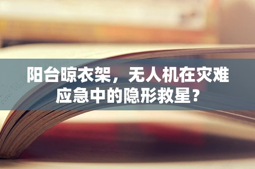 阳台晾衣架，无人机在灾难应急中的隐形救星？