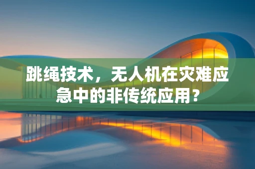 跳绳技术，无人机在灾难应急中的非传统应用？