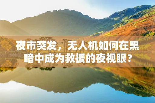 夜市突发，无人机如何在黑暗中成为救援的夜视眼？