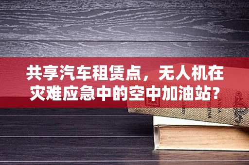 共享汽车租赁点，无人机在灾难应急中的空中加油站？