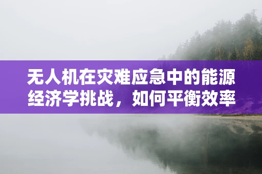 无人机在灾难应急中的能源经济学挑战，如何平衡效率与成本？