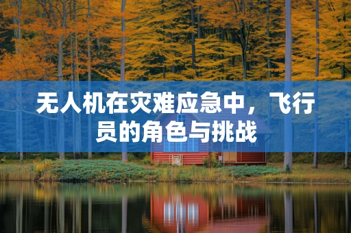 无人机在灾难应急中，飞行员的角色与挑战