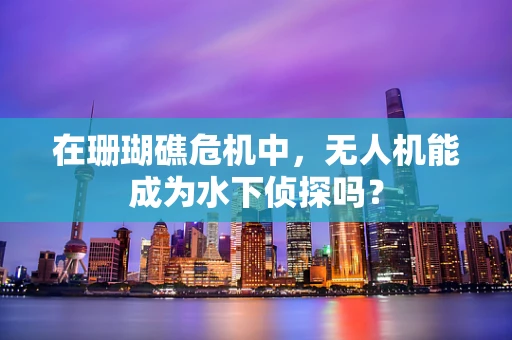 在珊瑚礁危机中，无人机能成为水下侦探吗？