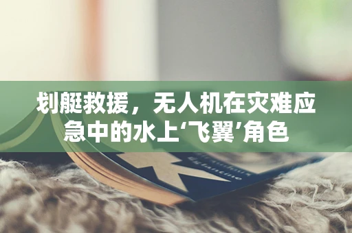 划艇救援，无人机在灾难应急中的水上‘飞翼’角色
