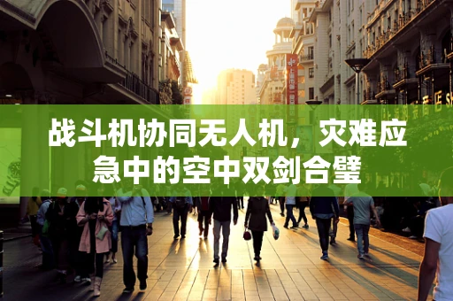 战斗机协同无人机，灾难应急中的空中双剑合璧