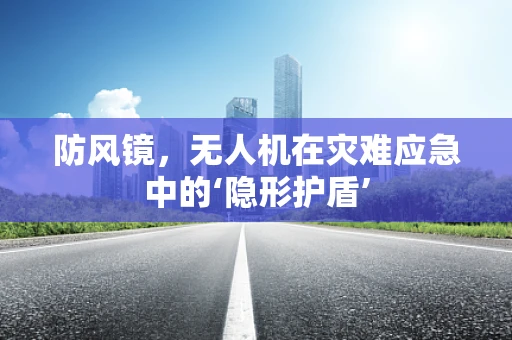 防风镜，无人机在灾难应急中的‘隐形护盾’