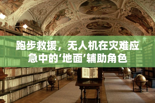 跑步救援，无人机在灾难应急中的‘地面’辅助角色