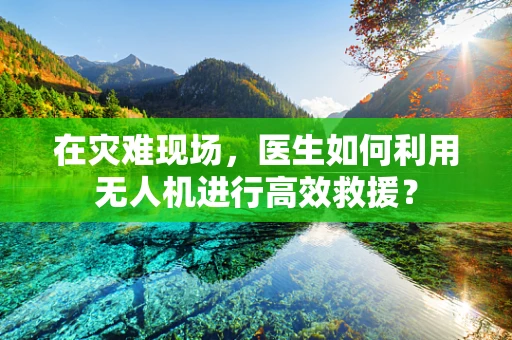 在灾难现场，医生如何利用无人机进行高效救援？