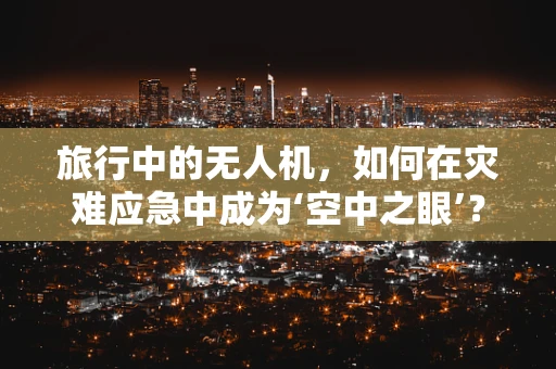 旅行中的无人机，如何在灾难应急中成为‘空中之眼’？