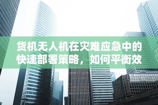 货机无人机在灾难应急中的快速部署策略，如何平衡效率与安全？
