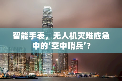 智能手表，无人机灾难应急中的‘空中哨兵’？