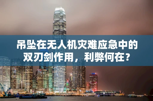 吊坠在无人机灾难应急中的双刃剑作用，利弊何在？