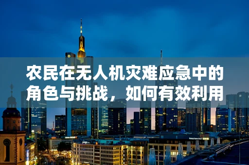 农民在无人机灾难应急中的角色与挑战，如何有效利用无人机技术进行灾情监测与救援？