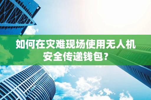 如何在灾难现场使用无人机安全传递钱包？