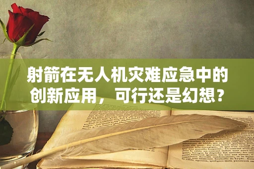 射箭在无人机灾难应急中的创新应用，可行还是幻想？