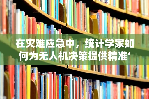 在灾难应急中，统计学家如何为无人机决策提供精准‘导航’？