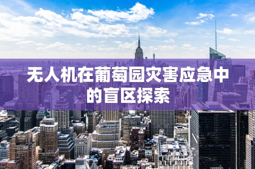 无人机在葡萄园灾害应急中的盲区探索