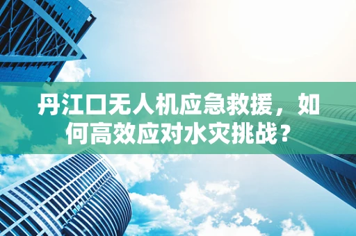 丹江口无人机应急救援，如何高效应对水灾挑战？