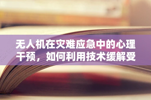无人机在灾难应急中的心理干预，如何利用技术缓解受灾群众的心理压力？